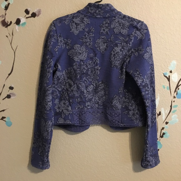 Anthropologie knitted and knotted floral cardigan - Picture 3 of 4